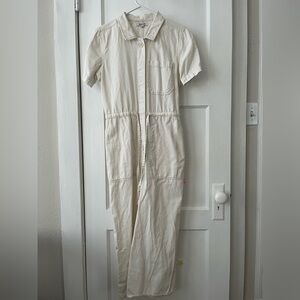 Madewell Cream Jumpsuit, Women’s Size 4